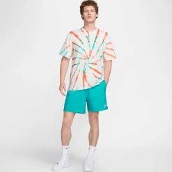 Nike Club Broekje Turquoise Wit