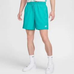 Nike Club Broekje Turquoise Wit