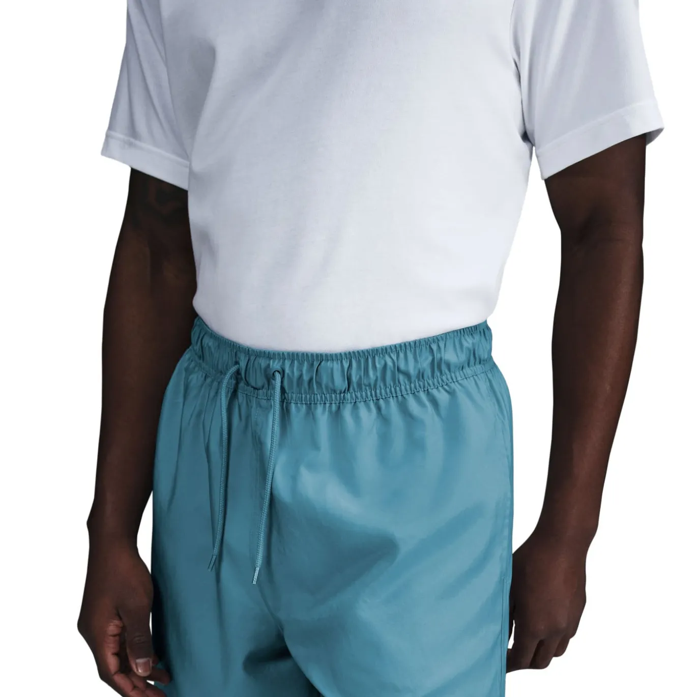 Nike Club Broekje Turquoise Wit
