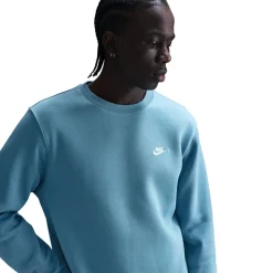 Nike Club Crew Sweater Turquoise Wit