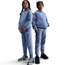 Nike Club Fleece Sportswear Trainingspak Hooded Kids Lichtpaars Wit