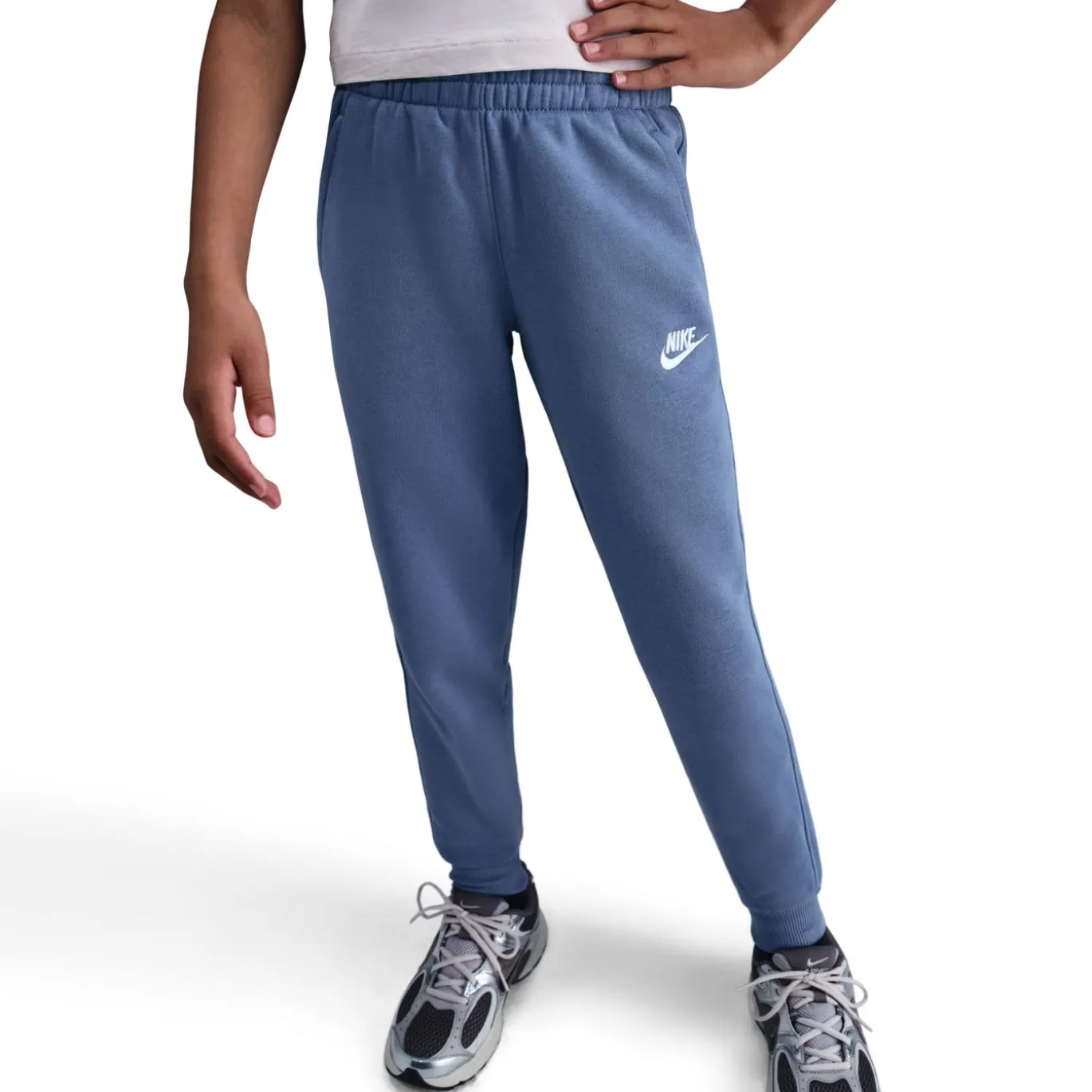 Nike Club Fleece Sportswear Trainingspak Hooded Kids Lichtpaars Wit