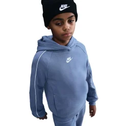 Nike Club Fleece Sportswear Trainingspak Hooded Kids Lichtpaars Wit