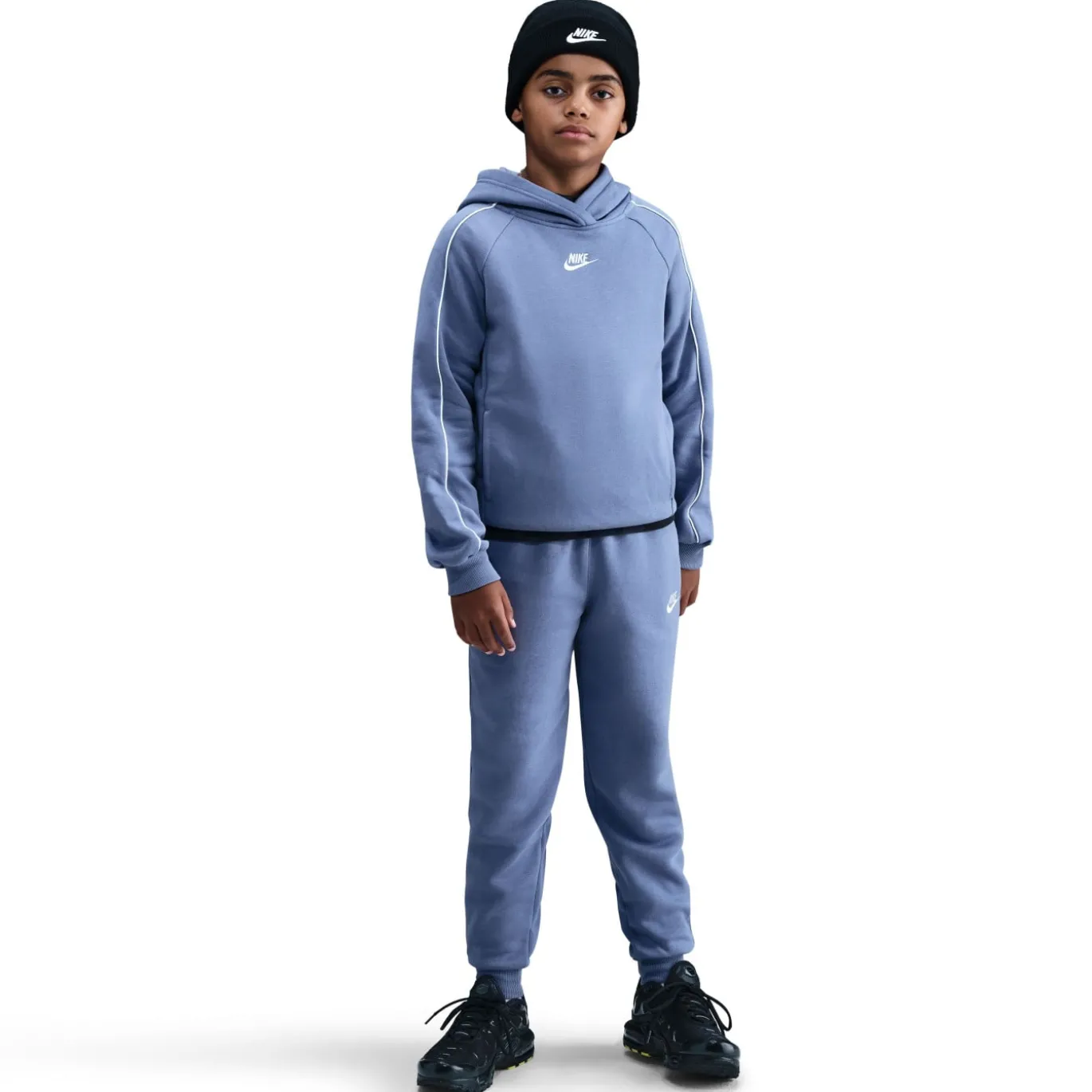 Nike Club Fleece Sportswear Trainingspak Hooded Kids Lichtpaars Wit