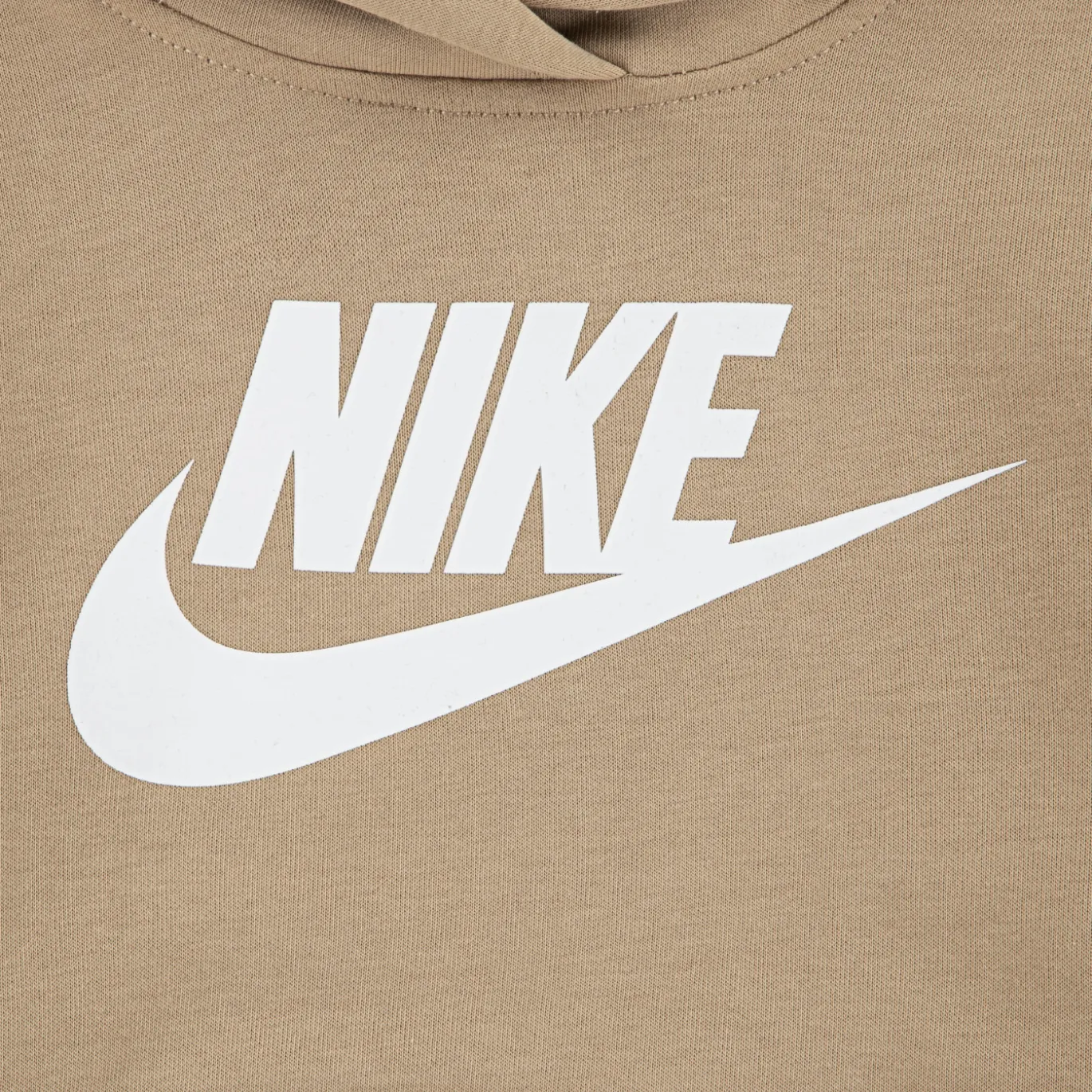 Nike Club Fleece Trainingspak Hooded Peuters/Kleuters Beige Wit