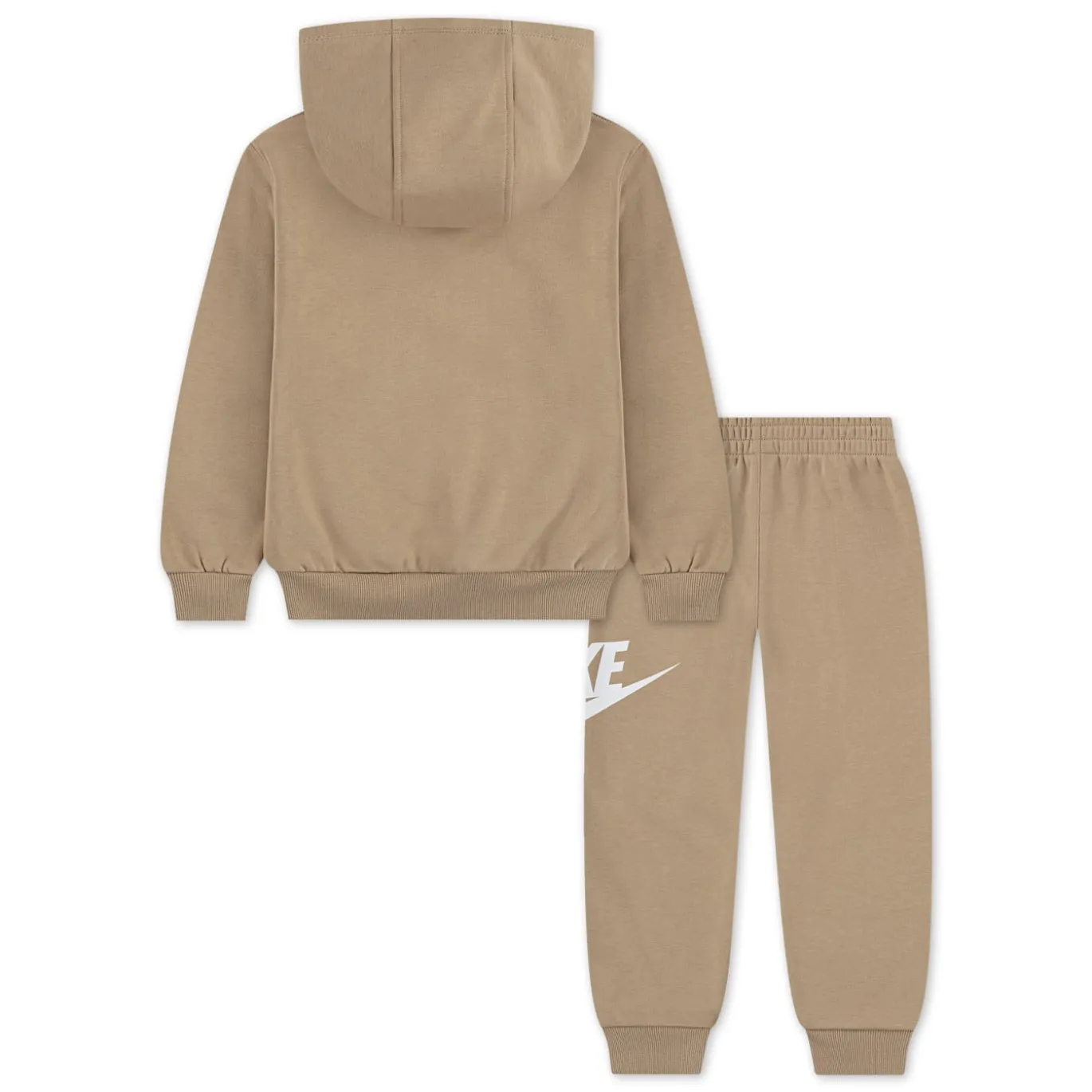 Nike Club Fleece Trainingspak Hooded Peuters/Kleuters Beige Wit