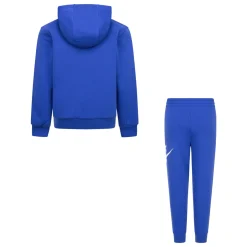 Nike Club Fleece Trainingspak Hooded Peuters/Kleuters Blauw Wit