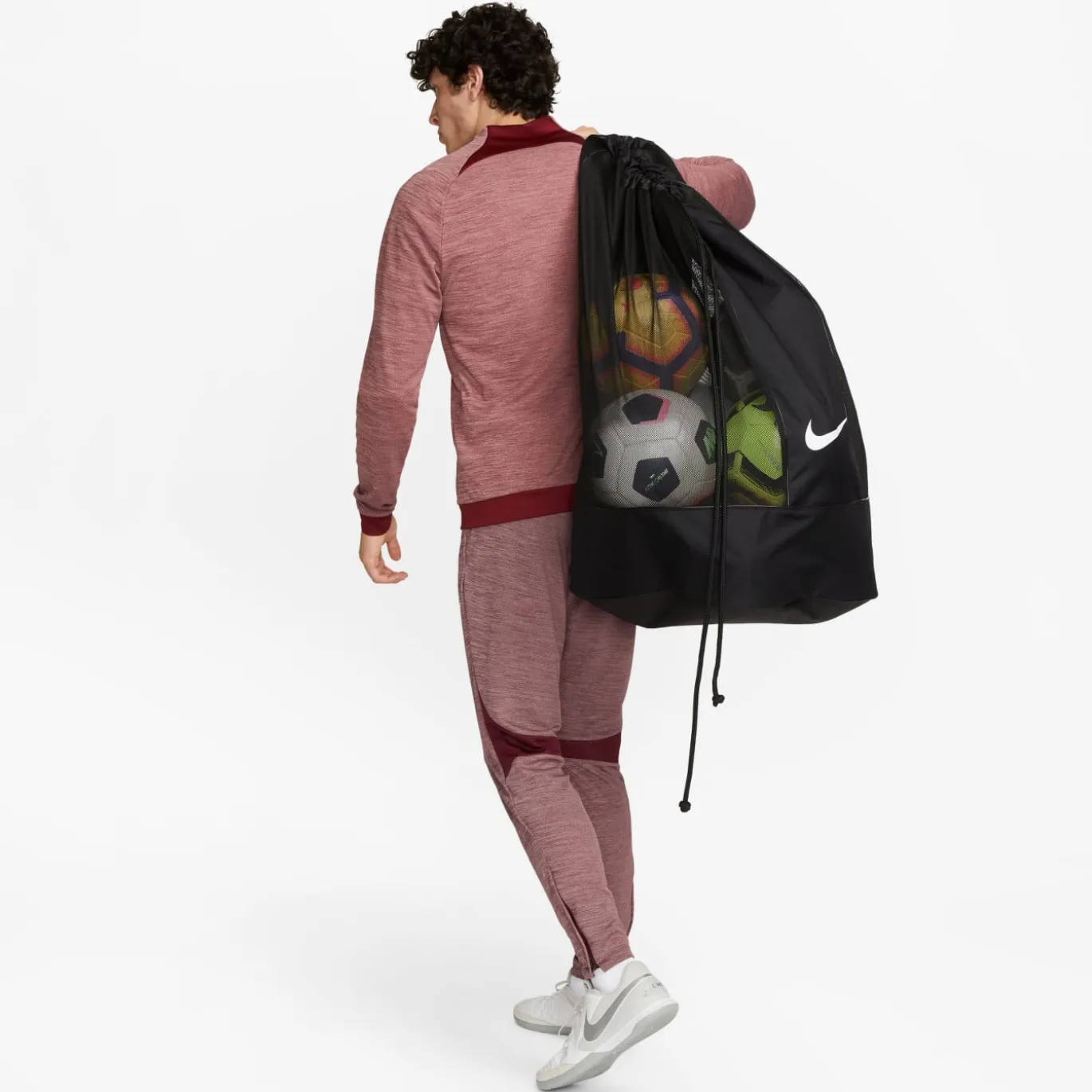 Nike Club Team Ballenzak Zwart (16 ballen)