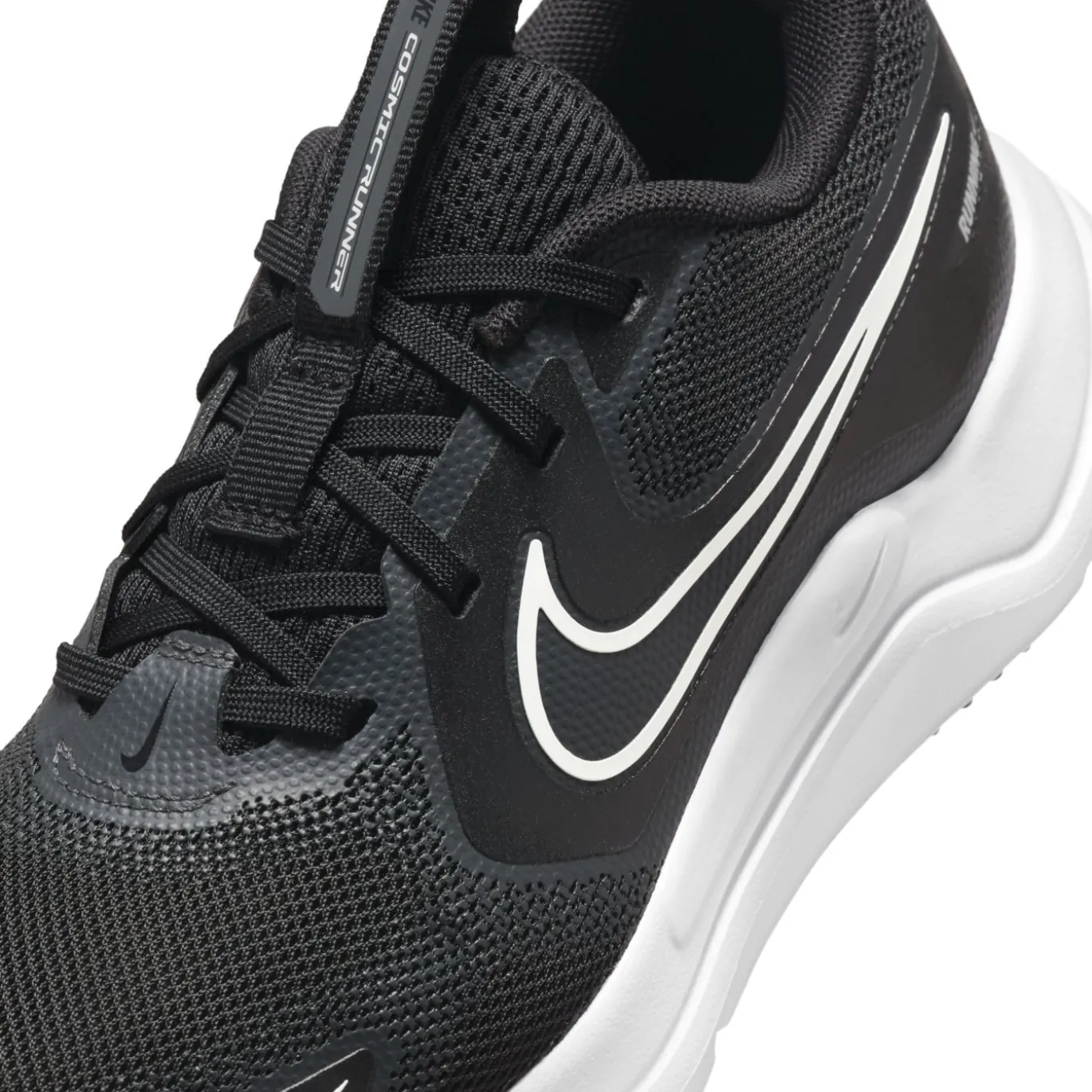 Nike Cosmic Runner Hardloopschoenen Kids Zwart Wit