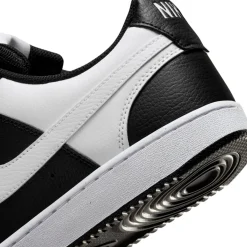 Nike Court Vision Low Sneakers Zwart Wit Zwart