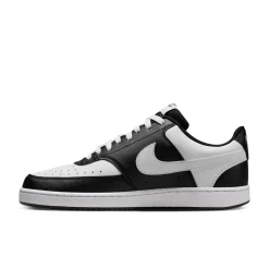 Nike Court Vision Low Sneakers Zwart Wit Zwart