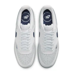 Nike Court Vision Low Sneakers Wit Donkerblauw Platinum
