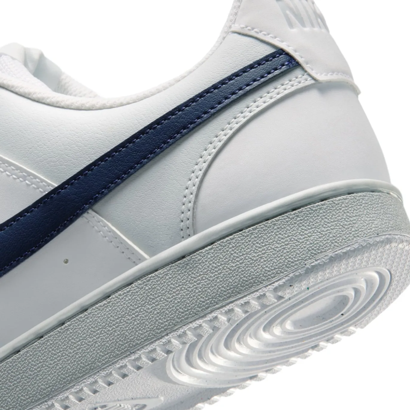 Nike Court Vision Low Sneakers Wit Donkerblauw Platinum