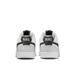 Nike Court Vision Low Sneakers Lichtgrijs Wit Zwart