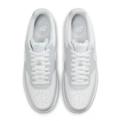 Nike Court Vision Low Sneakers Lichtgrijs Wit