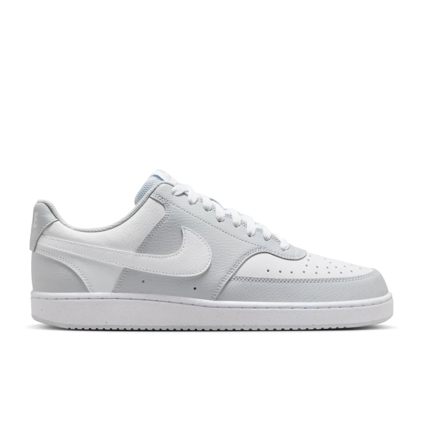 Nike Court Vision Low Sneakers Lichtgrijs Wit