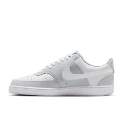 Nike Court Vision Low Sneakers Lichtgrijs Wit