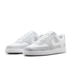 Nike Court Vision Low Sneakers Lichtgrijs Wit