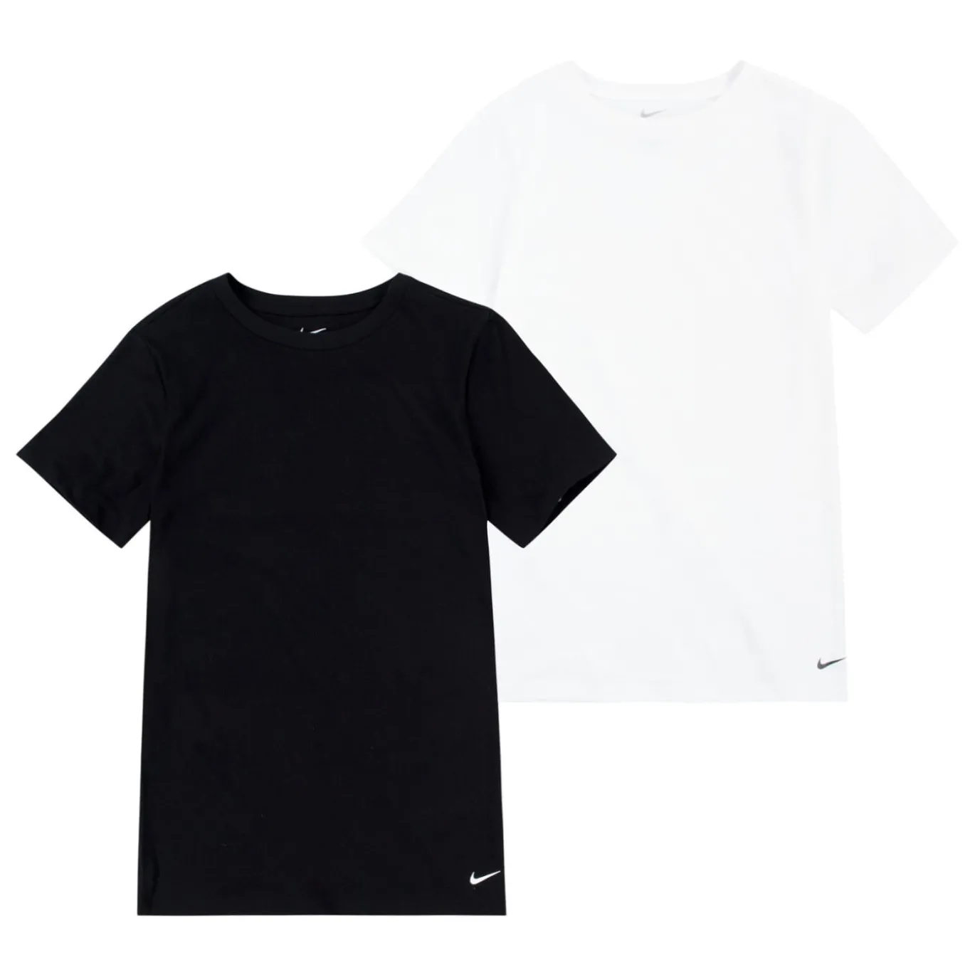 Nike Crew Ondershirt 2-Pack Jongens Zwart Wit