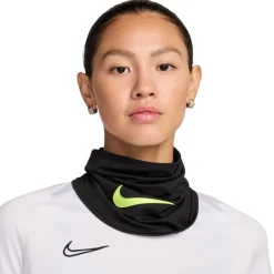 Nike Dri-FIT Academy Nekwarmer Zwart Neongeel