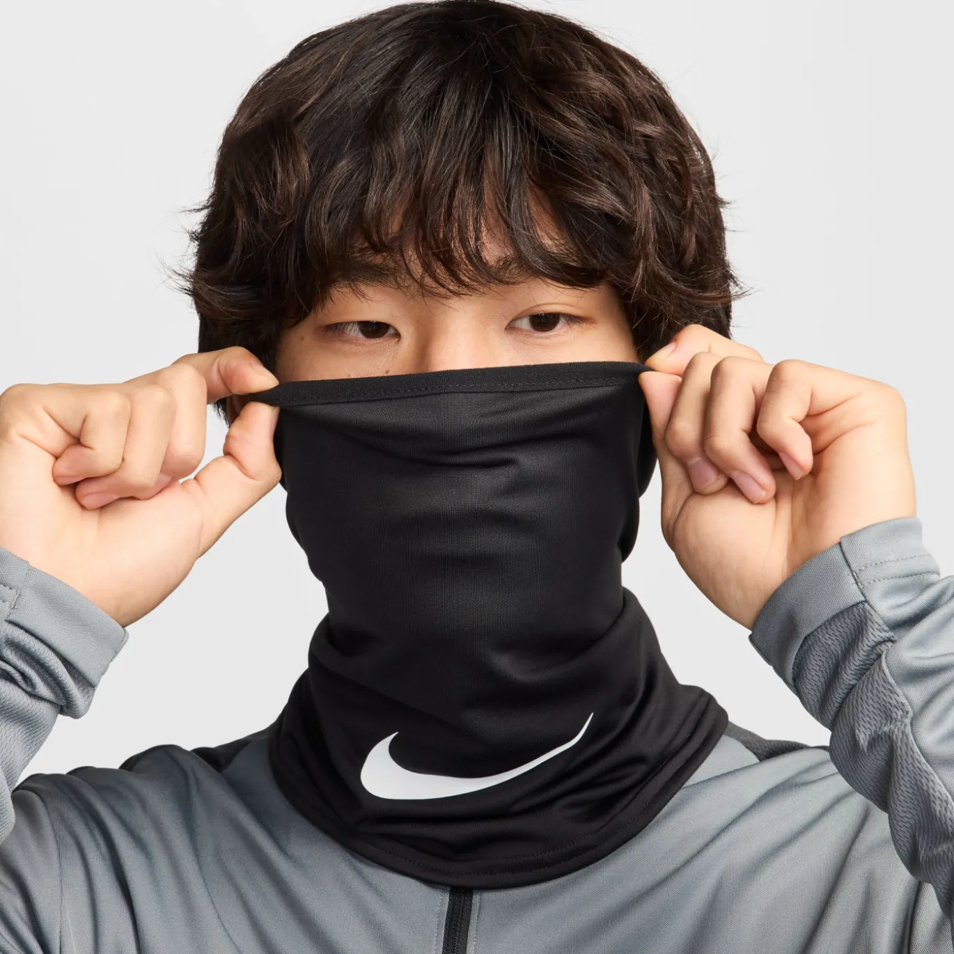 Nike Dri-FIT Academy Nekwarmer Zwart Wit
