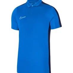 Nike Dri-FIT Academy 23 Polo Blauw Donkerblauw Wit