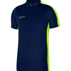 Nike Dri-FIT Academy 23 Polo Donkerblauw Geel Wit