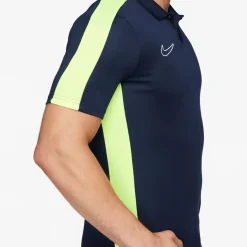 Nike Dri-FIT Academy 23 Polo Donkerblauw Geel Wit