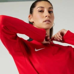 Nike Dri-FIT Academy Pro 24 Trainingstrui 1/4-Zip Dames Rood Wit