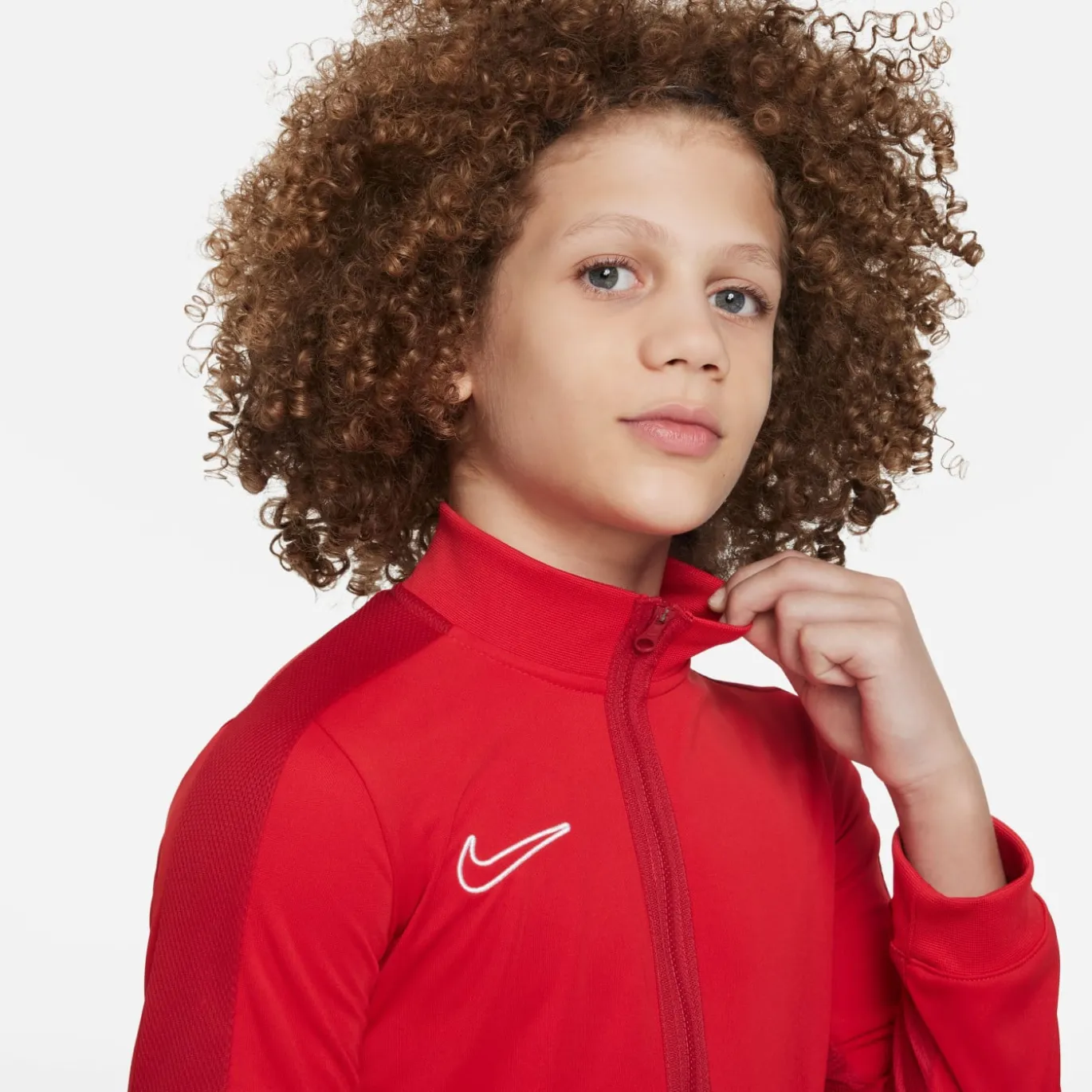 Nike Dri-FIT Academy 23 Trainingsjack Kids Rood Wit