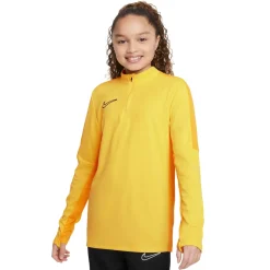 Nike Dri-FIT Academy 23 Trainingstrui 1/4-Zip Kids Geel Goud Zwart