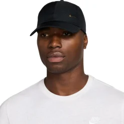 Nike Dri-FIT Club Pet Metallic Swoosh Zwart Goud