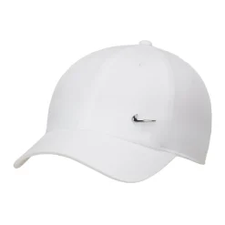 Nike Dri-FIT Club Pet Metallic Swoosh Wit Zilver
