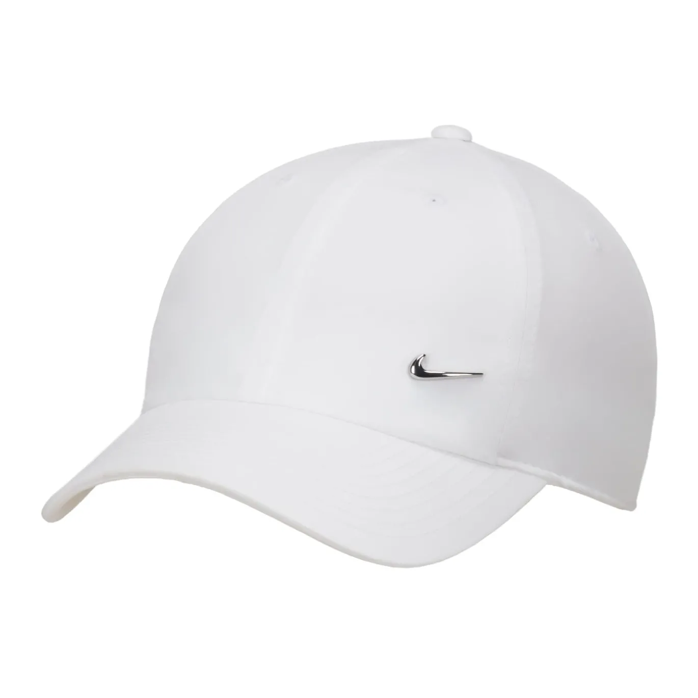 Nike Dri-FIT Club Pet Metallic Swoosh Wit Zilver