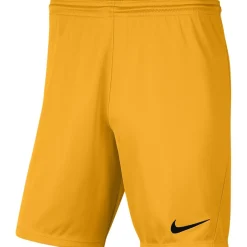 Nike Dri-FIT Park III Voetbalbroekje Geel Zwart