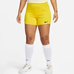 Nike Dri-FIT Park III Voetbalbroekje Dames Geel