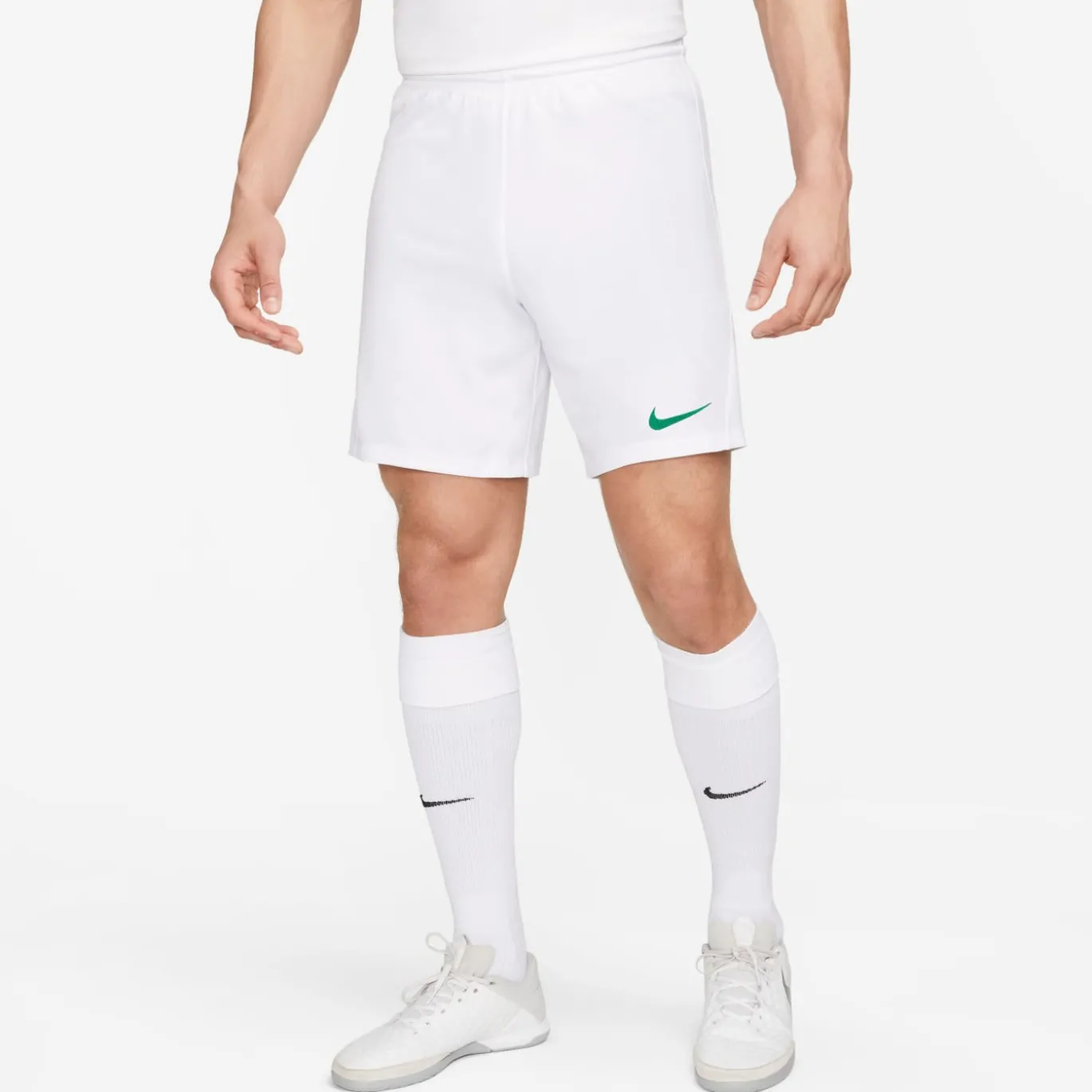 Nike Dri-FIT Park III Voetbalbroekje Wit Groen