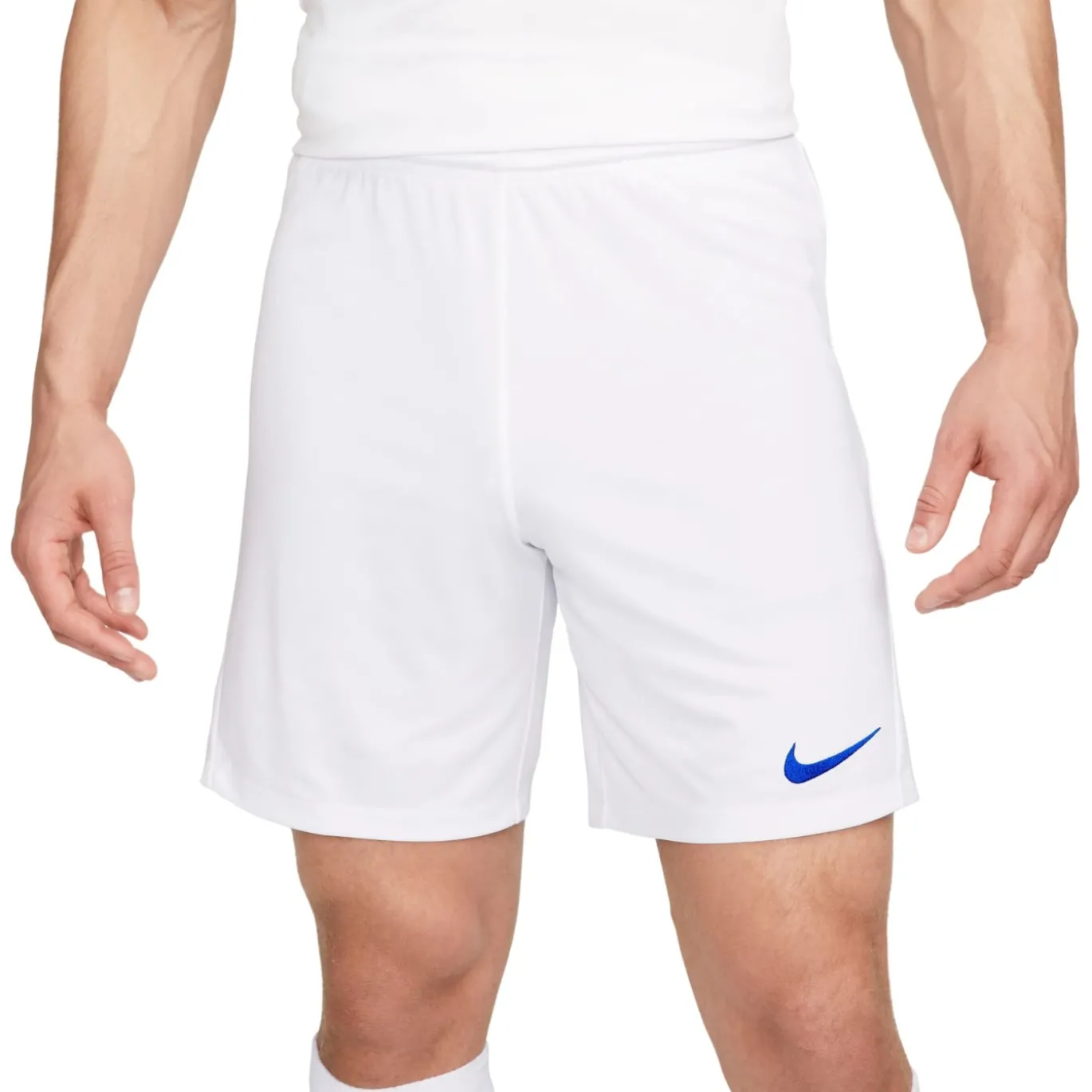 Nike Dri-FIT Park III Voetbalbroekje Wit Blauw
