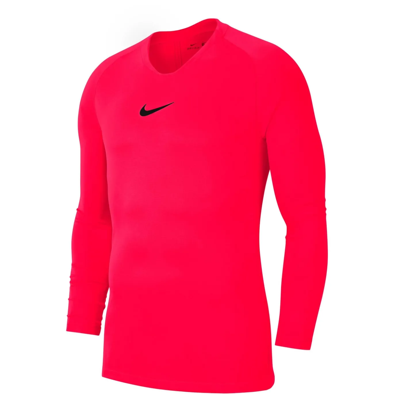 Nike Dri-FIT Park Ondershirt Lange Mouwen Kids Felrood Zwart