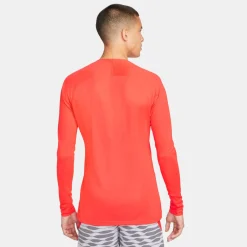 Nike Dri-FIT Park Ondershirt Lange Mouwen Felrood Zwart