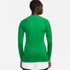 Nike Dri-FIT Park Ondershirt Lange Mouwen Dames Groen Wit