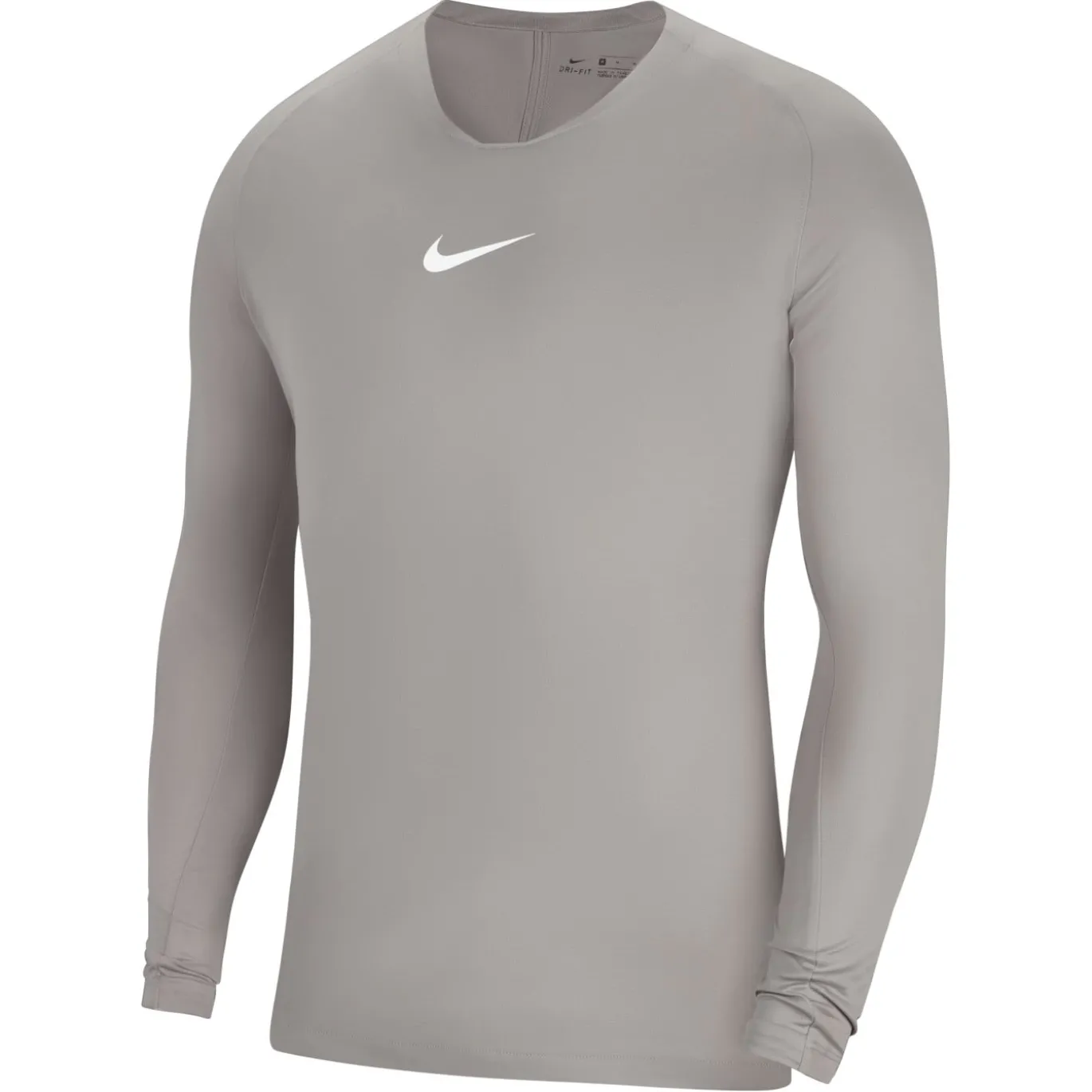 Nike Dri-FIT Park Ondershirt Lange Mouwen Grijs Wit