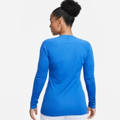 Nike Dri-FIT Park Ondershirt Lange Mouwen Dames Blauw Wit