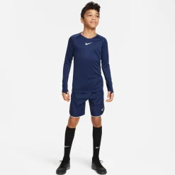 Nike Dri-FIT Park Ondershirt Lange Mouwen Kids Donkerblauw