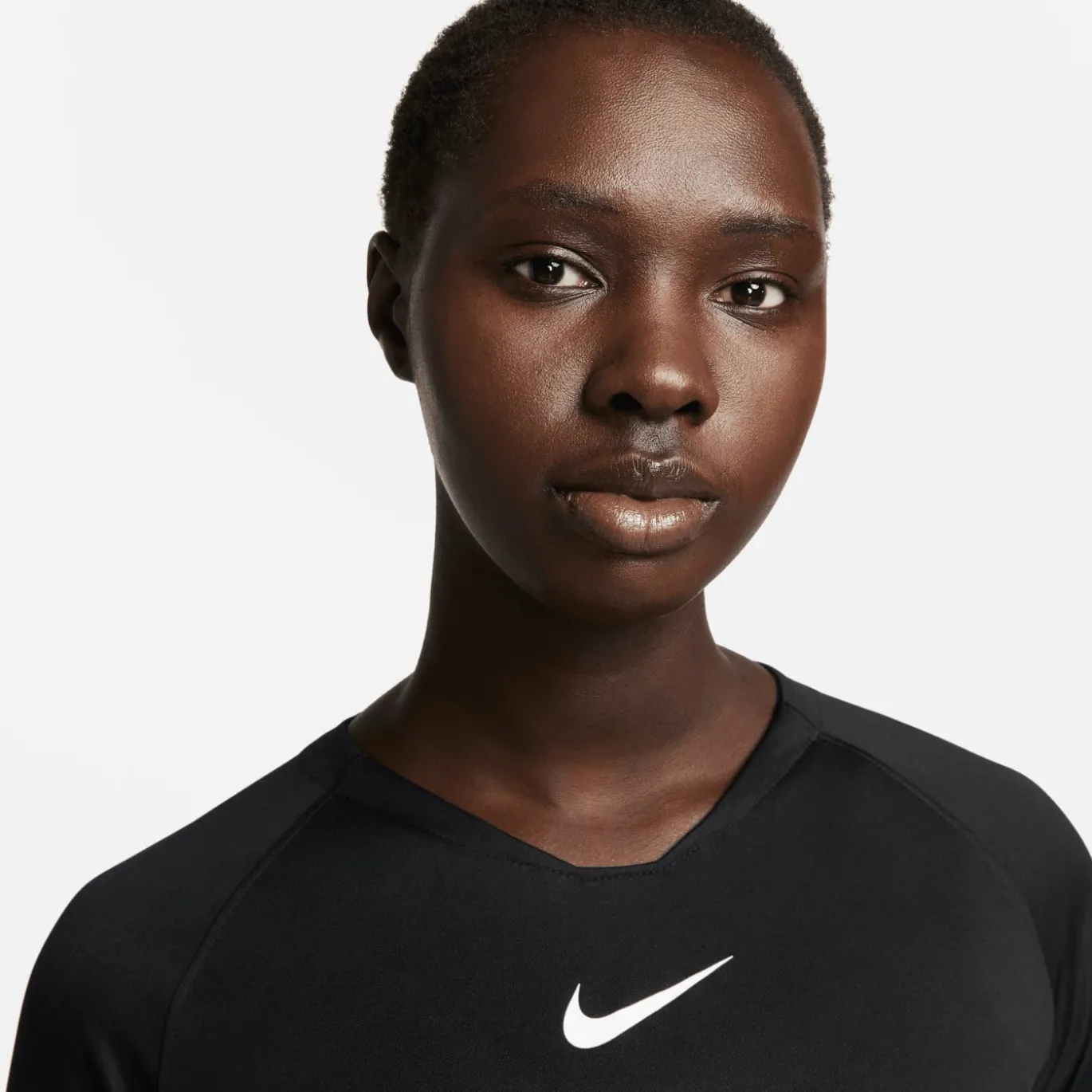 Nike Dri-FIT Park Ondershirt Lange Mouwen Dames Zwart Wit