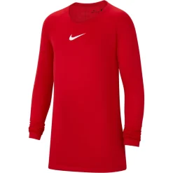 Nike Dri-FIT Park Ondershirt Lange Mouwen Kids Fel Rood