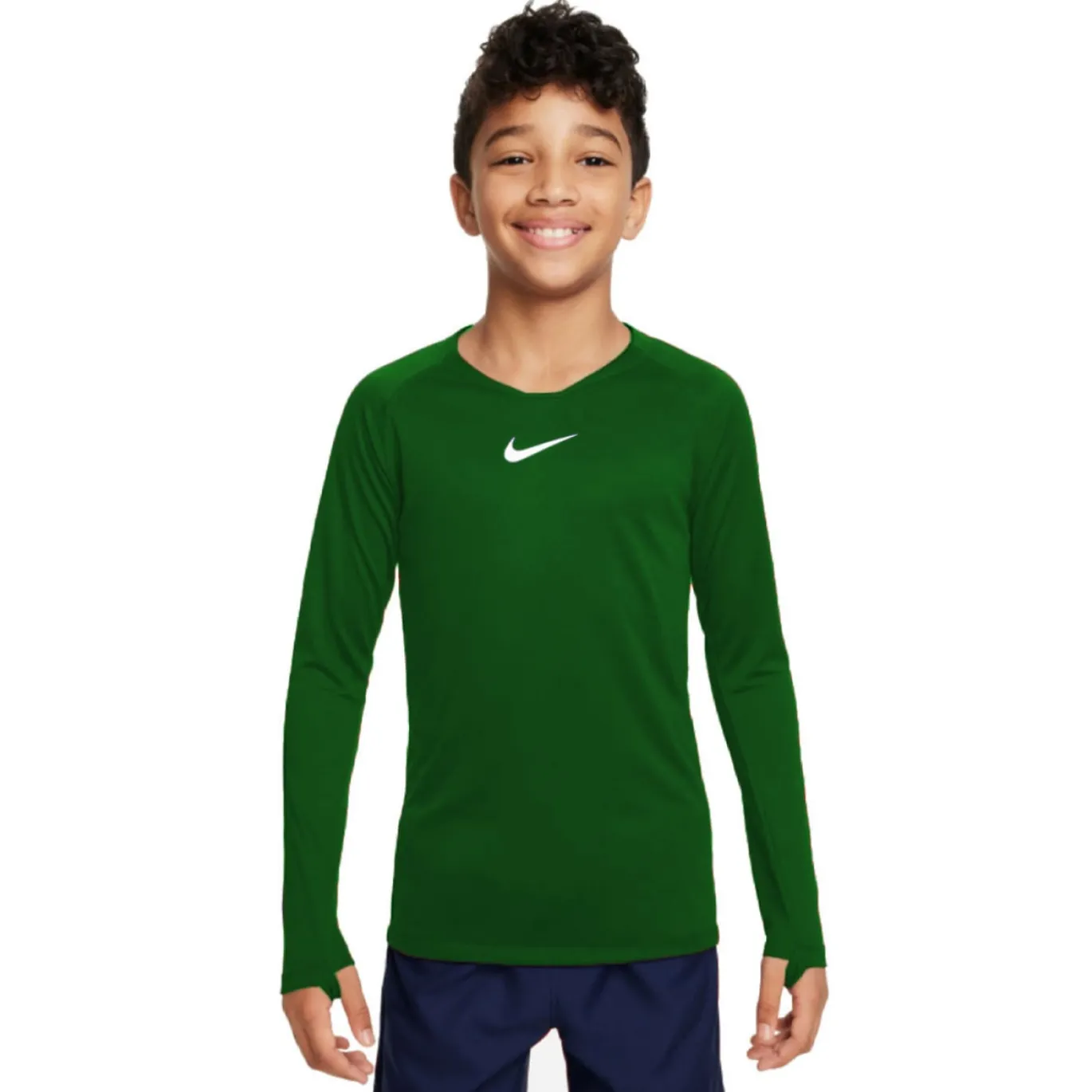 Nike Dri-FIT Park Ondershirt Lange Mouwen Kids Groen