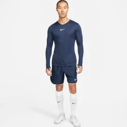 Nike Dri-FIT Park Ondershirt Lange Mouwen Donkerblauw Wit