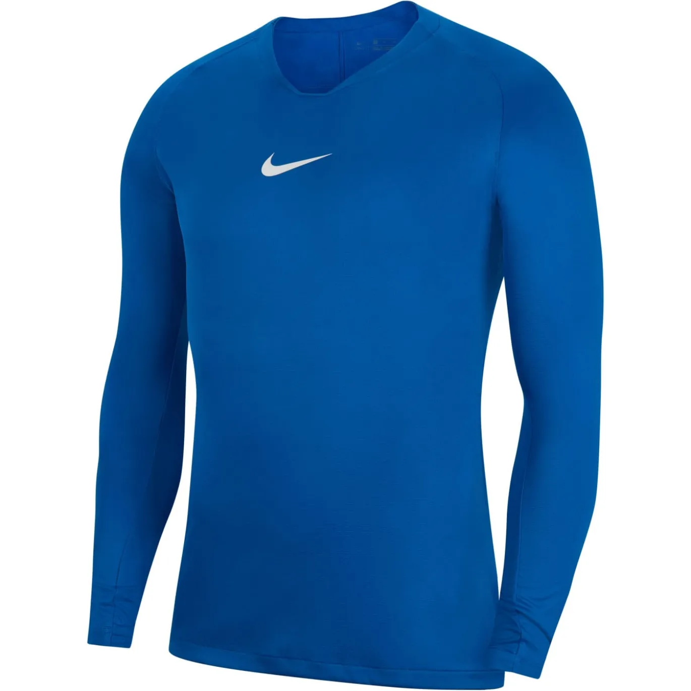Nike Dri-FIT Park Ondershirt Lange Mouwen Blauw Wit
