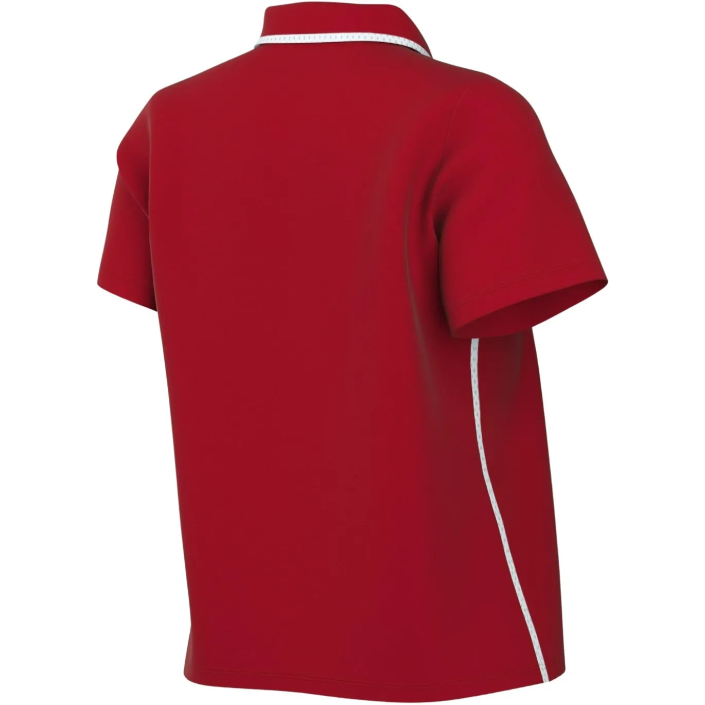 Nike Dri-FIT Park 26 Polo 1/4 Knoop Dames Rood Wit